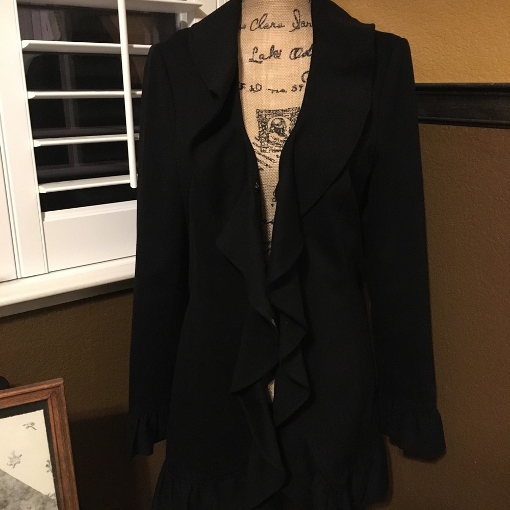 Black Inc. Large Ruffle Jacket